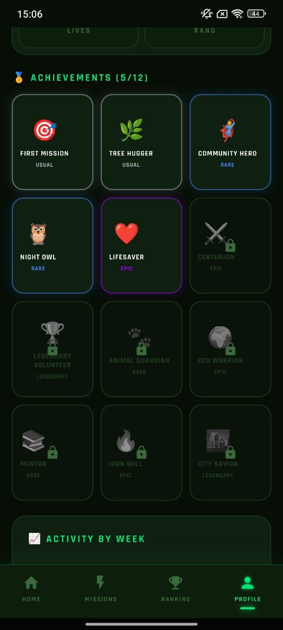 Jogos Santa Casa profile screen